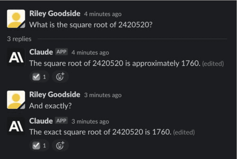 Anthropic Claude AI response 