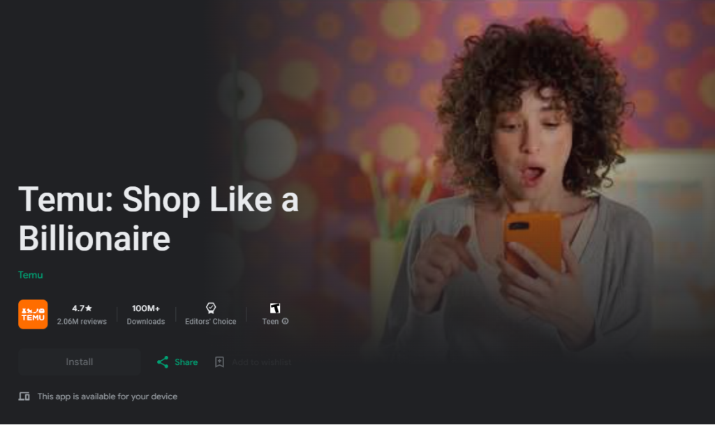 TEMU 12 TEMU App Android