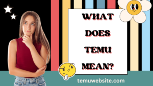 What Does Temu Mean