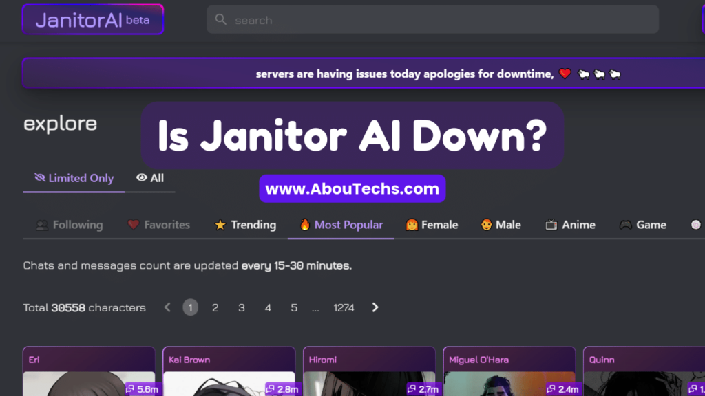 Is Janitor AI Down?