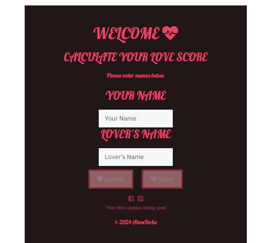 Love Calculator