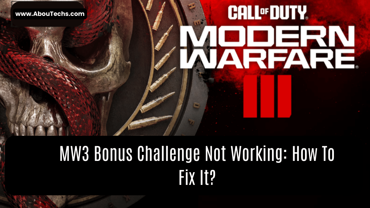 MW3 Bonus Challenge Not Working: How To Fix It?